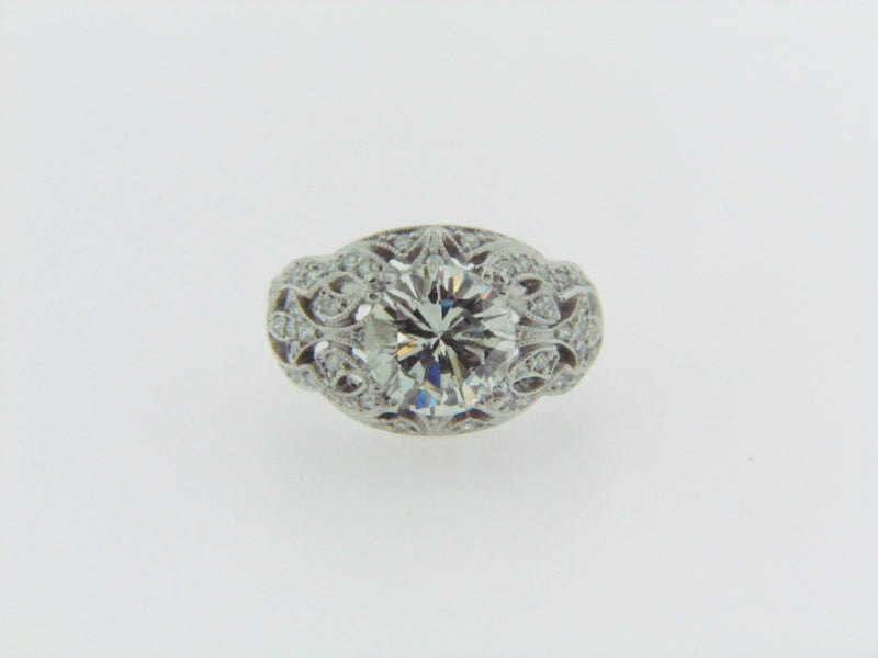 PLATINUM DIAMOND SOLITAIRE RING | 18 Karat Appraisers | Beverly Hills, CA | Fine Jewelry