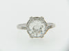 PLATINUM VINTAGE DIAMOND SOLITAIRE RING | 18 Karat Appraisers | Beverly Hills, CA | Fine Jewelry