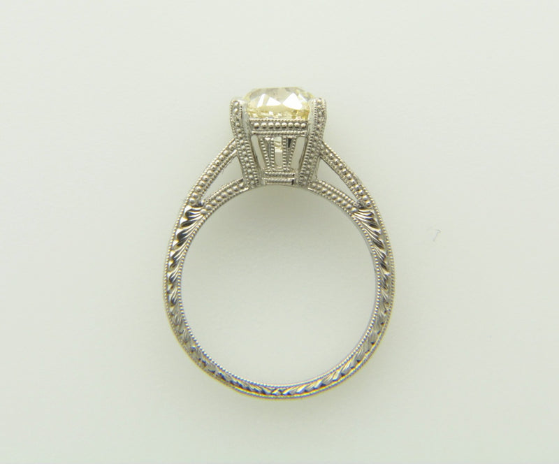 PLATINUM DIAMOND SOLITAIRE RING | 18 Karat Appraisers | Beverly Hills, CA | Fine Jewelry