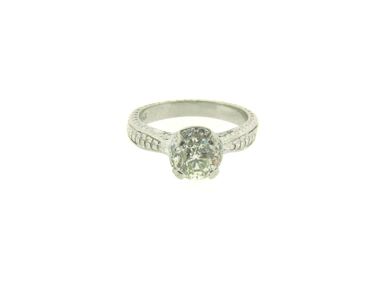 Platinum Diamond Solitaire Ring | 18 Karat Appraisers | Beverly Hills, CA | Fine Jewelry