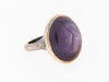 18K-WG PURPLE STAR SAPPHIRE RING
