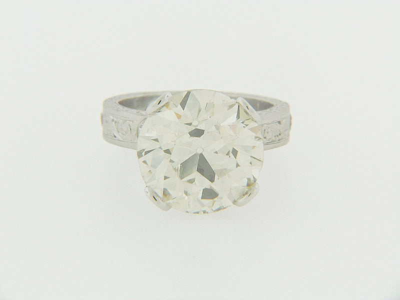 PLATINUM DIAMOND SOLITAIRE RING | 18 Karat Appraisers | Beverly Hills, CA | Fine Jewelry