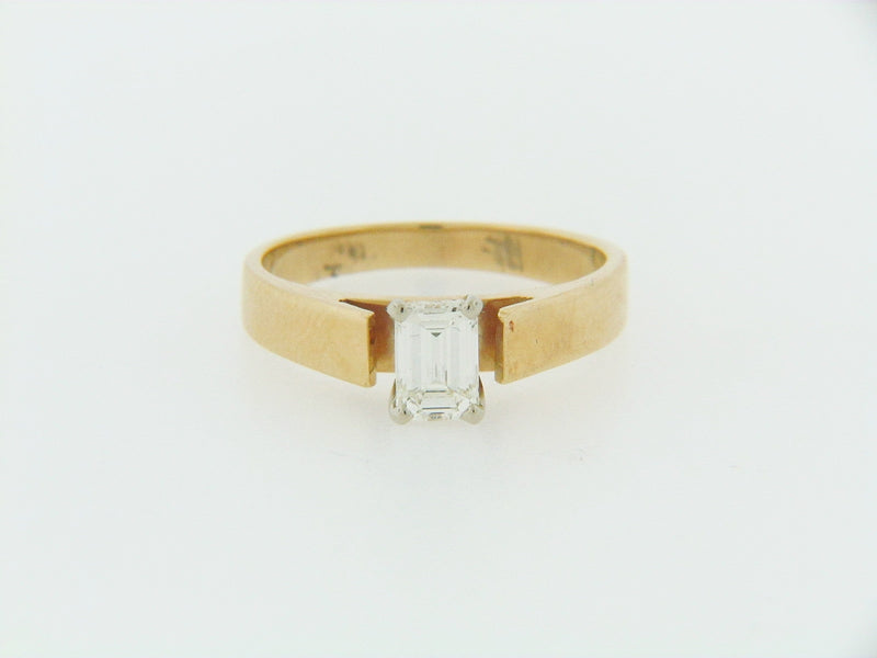 14K YELLOW GOLD DIAMOND SOLITAIRE RING | 18 Karat Appraisers | Beverly Hills, CA | Fine Jewelry