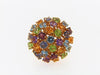 18K-YG MULTI-GEM BOMBE RING | 18 Karat Appraisers | Beverly Hills, CA | Fine Jewelry