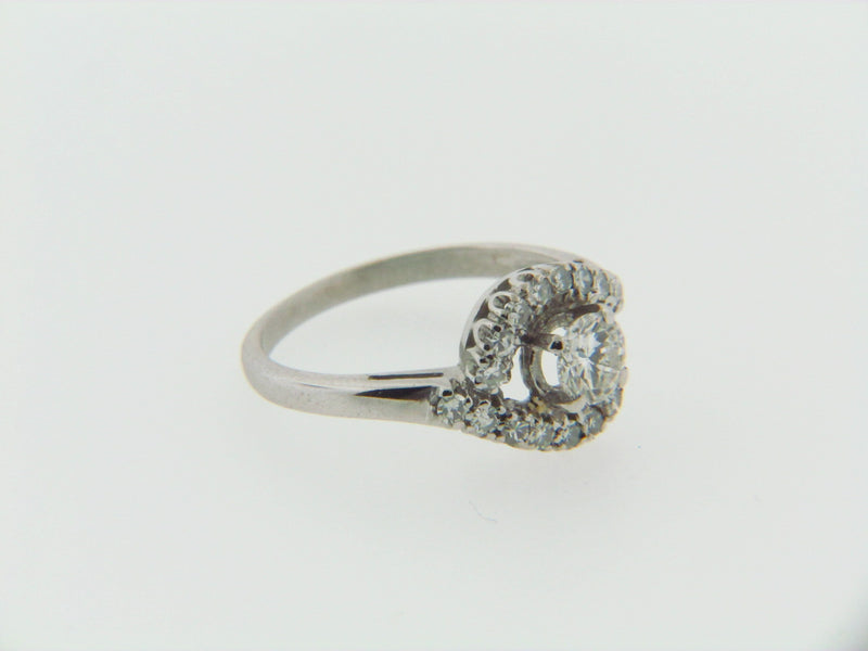 14K WHITE GOLD DIAMOND SOLITAIRE RING | 18 Karat Appraisers | Beverly Hills, CA | Fine Jewelry