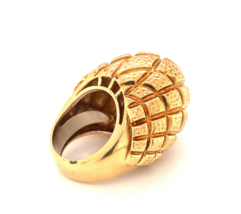 22K Yellow Gold Dome Ring