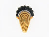 18K-YG ONYX AND DIAMOND RING BY "R.STONE" | 18 Karat Appraisers | Beverly Hills, CA | Fine Jewelry