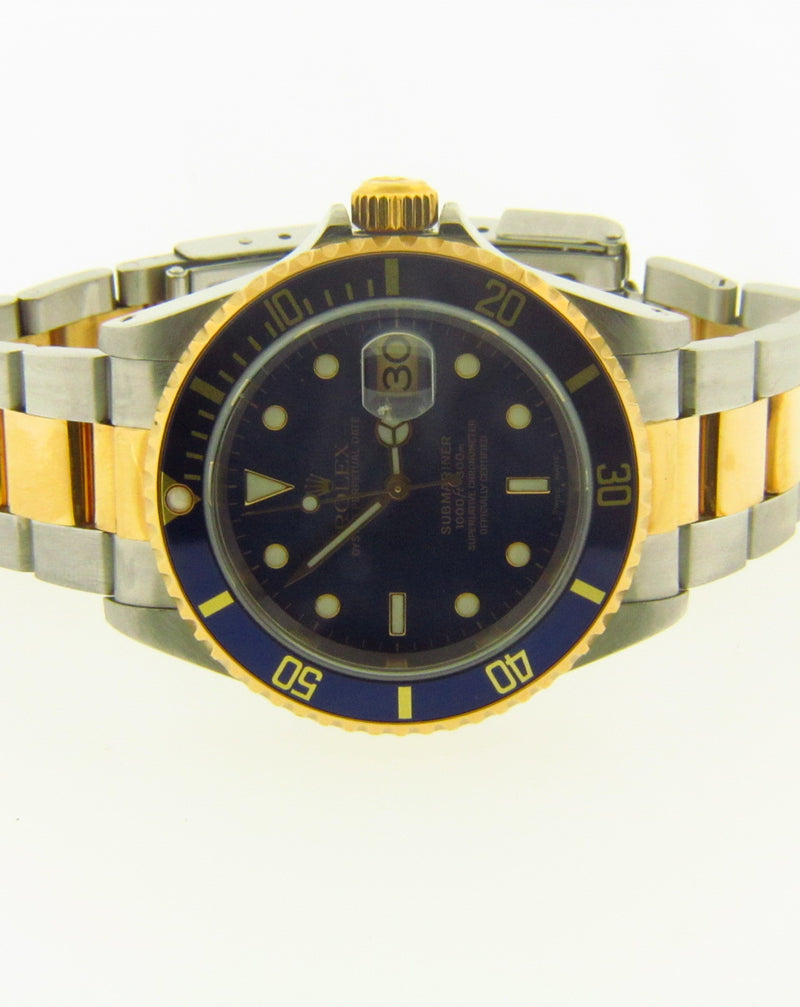Gent's Two Tone Rolex Submariner Wristwatch