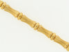 18K YELLOW GOLD BAMBOO FORM LINK BRACELET | 18 Karat Appraisers | Beverly Hills, CA | Fine Jewelry