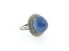 Platinum Star Sapphire and Diamond Ring | 18 Karat Appraisers | Beverly Hills, CA | Fine Jewelry