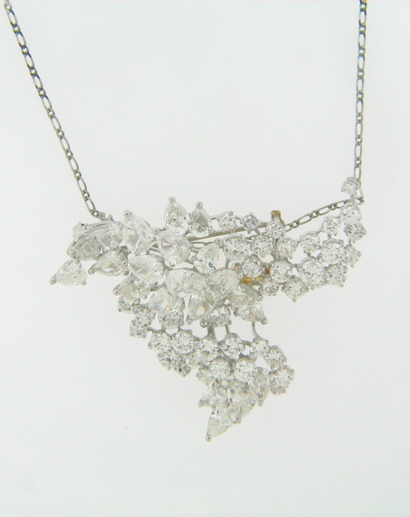 18K WHITE GOLD DIAMOND PENDANT | 18 Karat Appraisers | Beverly Hills, CA | Fine Jewelry