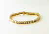 14K Yellow Gold, Diamond Tennis Bracelet | 18 Karat Appraisers | Beverly Hills, CA | Fine Jewelry