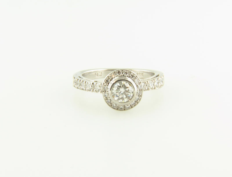 18K White Gold, Diamond Solitaire Ring | 18 Karat Appraisers | Beverly Hills, CA | Fine Jewelry
