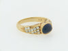 14K YELLOW GOLD SAPPHIRE AND DIAMOND RING | 18 Karat Appraisers | Beverly Hills, CA | Fine Jewelry