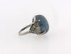 Platinum Star Sapphire and Diamond Ring | 18 Karat Appraisers | Beverly Hills, CA | Fine Jewelry