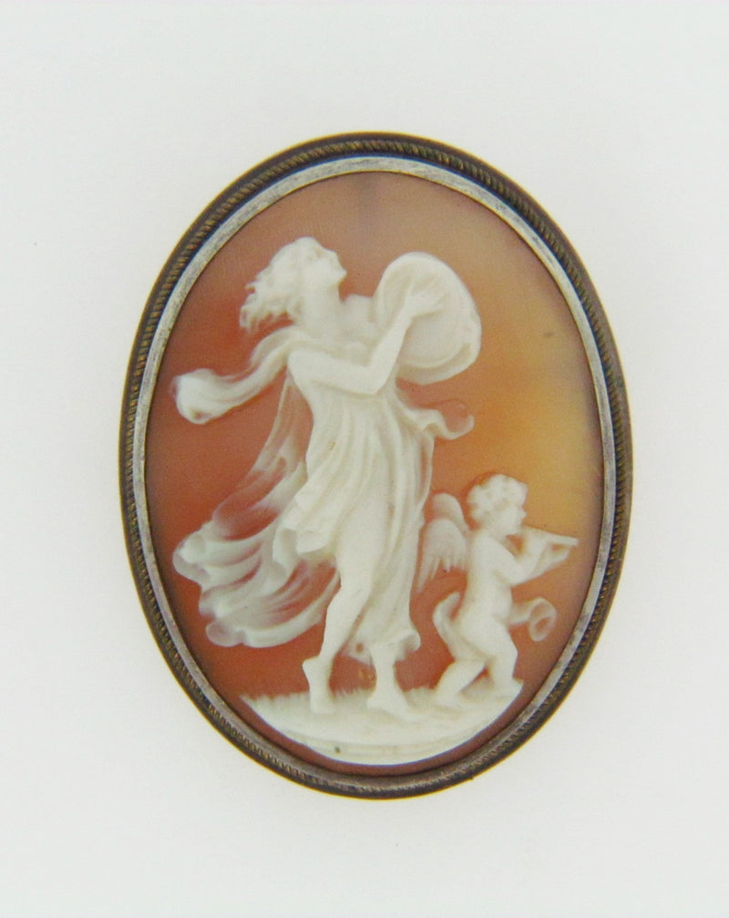 SILVER CAMEO BROOCH | 18 Karat Appraisers | Beverly Hills, CA | Fine Jewelry