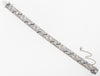 Art Deco, Platinum Diamond and Sapphire Bracelet