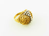 18K Yellow Gold, Diamond Dome Ring | 18 Karat Appraisers | Beverly Hills, CA | Fine Jewelry