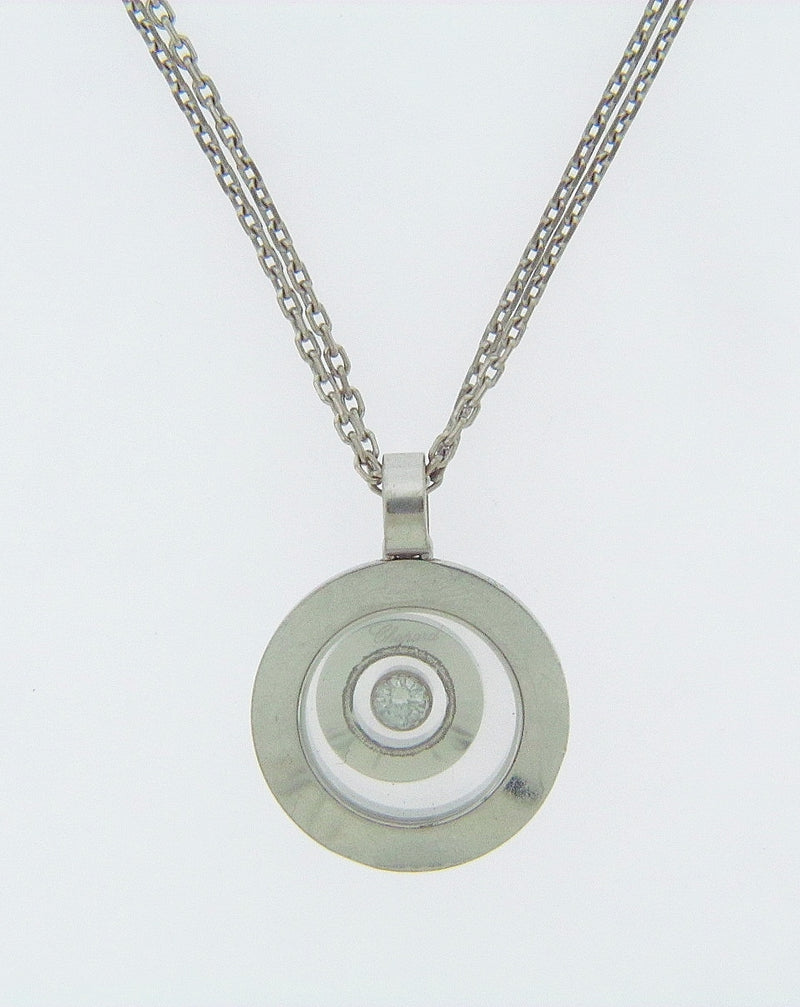 18K-WG DIAMOND PENDANT BY 