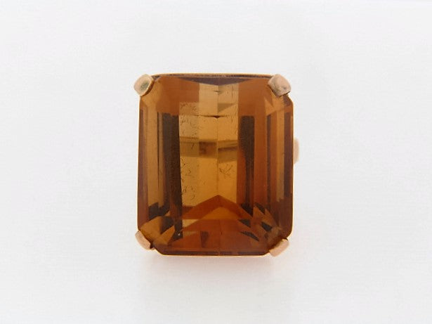 14K-RG CITRINE RING