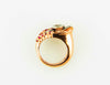 Retro 14K Rose Gold, Diamond and Ruby Ring | 18 Karat Appraisers | Beverly Hills, CA | Fine Jewelry