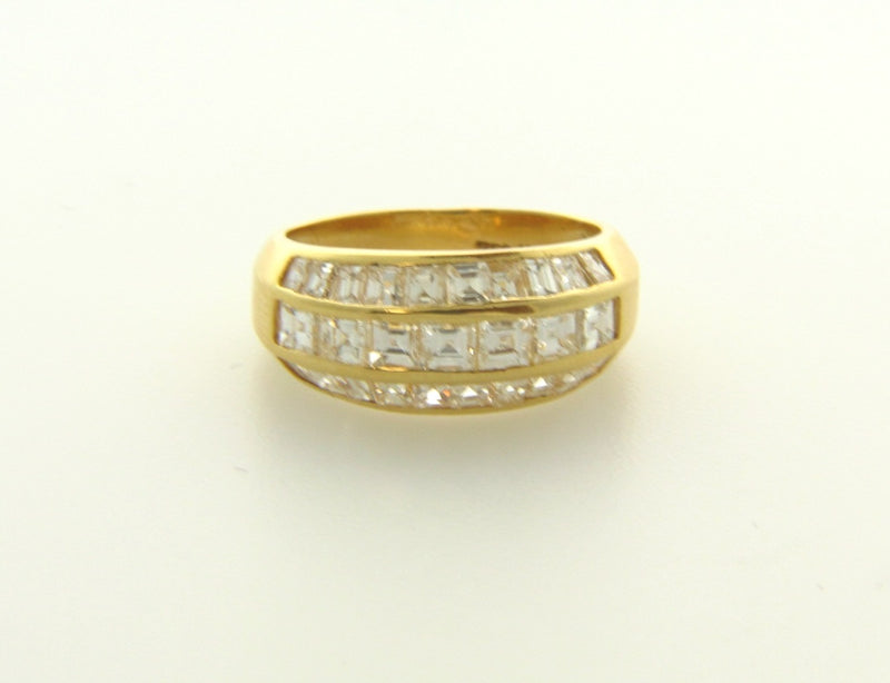 18K Yellow Gold, Diamond Band | 18 Karat Appraisers | Beverly Hills, CA | Fine Jewelry