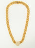 18K YELLOW GOLD DIAMOND HEART NECKLACE | 18 Karat Appraisers | Beverly Hills, CA | Fine Jewelry