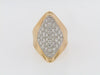 18K-YG+WG DIAMOND KITE RING