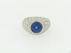 PLATINUM TANZANITE AND DIAMOND RING | 18 Karat Appraisers | Beverly Hills, CA | Fine Jewelry