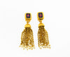 Victorian 18K Yellow Gold Pearl Tassle Earrings | 18 Karat Appraisers | Beverly Hills, CA | Fine Jewelry