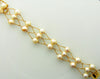 14K Yellow Gold, Pearl Bracelet