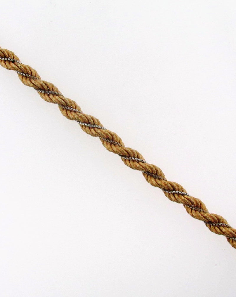 14K Yellow Gold and White Gold Bracelet | 18 Karat Appraisers | Beverly Hills, CA | Fine Jewelry
