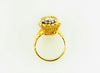 18K Yellow Gold Diamond Cluster Ring | 18 Karat Appraisers | Beverly Hills, CA | Fine Jewelry