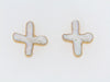18K-YG FRESH WATER PEARL EARRINGS