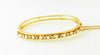 14K-YG Opal and Pearl Bangle Bracelet