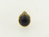 18K Yellow Gold Black Onyx and Diamond Ring | 18 Karat Appraisers | Beverly Hills, CA | Fine Jewelry
