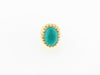 14K Yellow Gold Turquoise and Diamond Ring | 18 Karat Appraisers | Beverly Hills, CA | Fine Jewelry