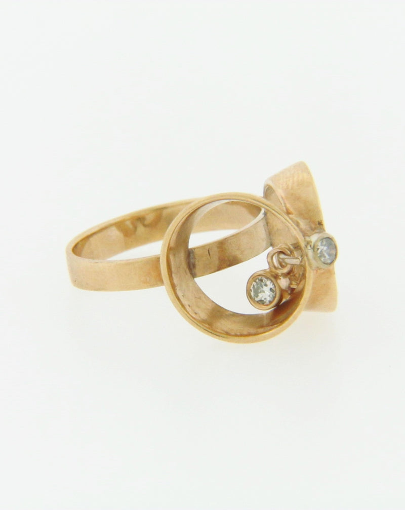 14K YELLOW GOLD DIAMOND RING | 18 Karat Appraisers | Beverly Hills, CA | Fine Jewelry