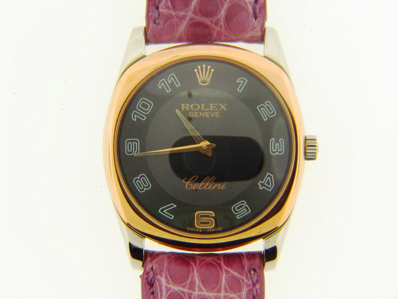 18K White Gold and Yellow Gold Rolex Cellini Danaos | 18 Karat Appraisers | Beverly Hills, CA | Fine Jewelry