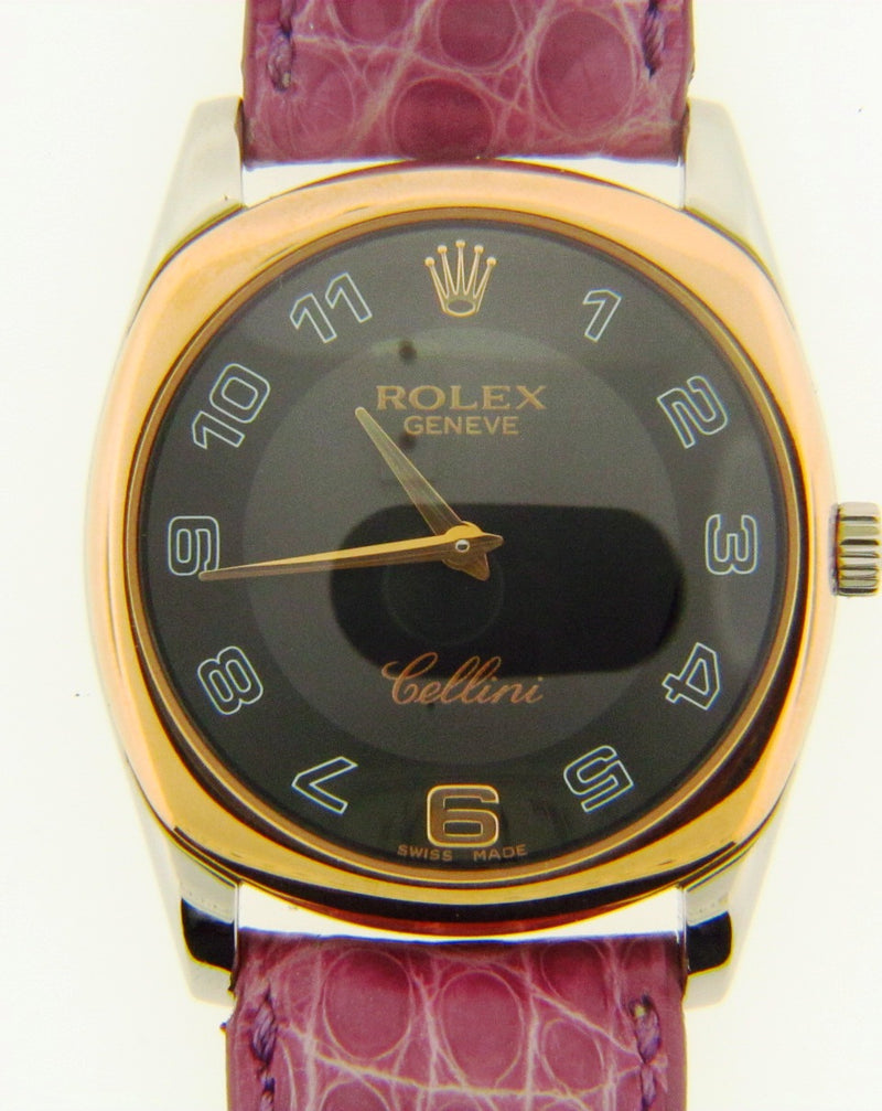 18K White Gold and Yellow Gold Rolex Cellini Danaos | 18 Karat Appraisers | Beverly Hills, CA | Fine Jewelry