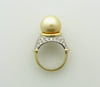 18K Yellow Gold, Pearl and Diamond Ring | 18 Karat Appraisers | Beverly Hills, CA | Fine Jewelry