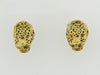 14K-YG LEOPARD EARRINGS | 18 Karat Appraisers | Beverly Hills, CA | Fine Jewelry