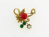 14K Yellow Gold Coral, Jade, and White Opal Pendant | 18 Karat Appraisers | Beverly Hills, CA | Fine Jewelry