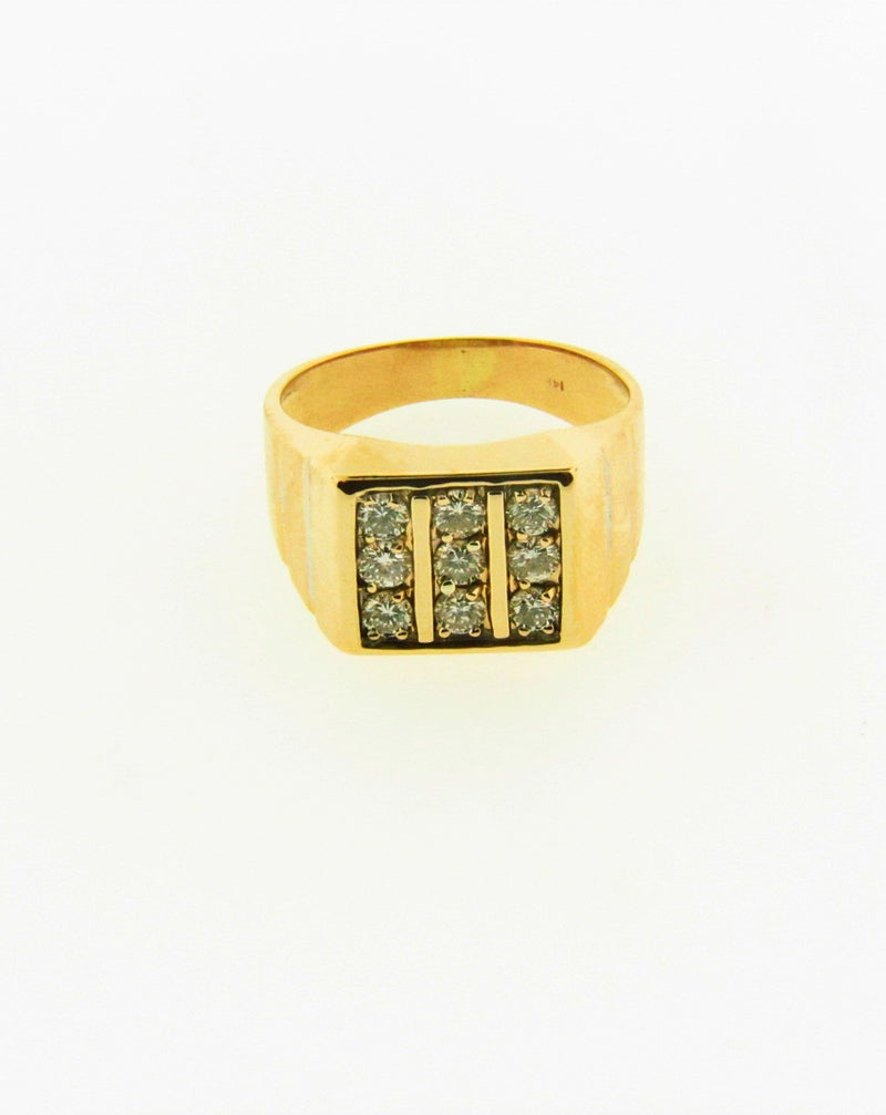 14K Yellow Gold Diamond Ring | 18 Karat Appraisers | Beverly Hills, CA | Fine Jewelry