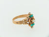 14K ROSE GOLD TURQUOISE AND PEARL RING | 18 Karat Appraisers | Beverly Hills, CA | Fine Jewelry