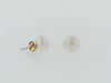 14K YELLOW GOLD PEARL STUDS | 18 Karat Appraisers | Beverly Hills, CA | Fine Jewelry