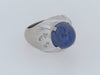 14K White Gold Star Sapphire and Diamond Ring | 18 Karat Appraisers | Beverly Hills, CA | Fine Jewelry