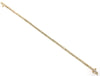 14K Yellow Gold Diamond Tennis Bracelet | 18 Karat Appraisers | Beverly Hills, CA | Fine Jewelry