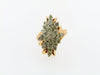 14K Yellow Gold Diamond Cluster Ring | 18 Karat Appraisers | Beverly Hills, CA | Fine Jewelry