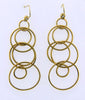 18K Yellow Gold Dangling Diamond Earrings | 18 Karat Appraisers | Beverly Hills, CA | Fine Jewelry